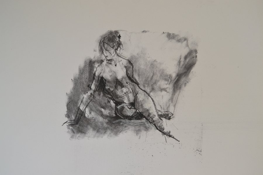 Figure, front view, 23 - 34cm x 50cm