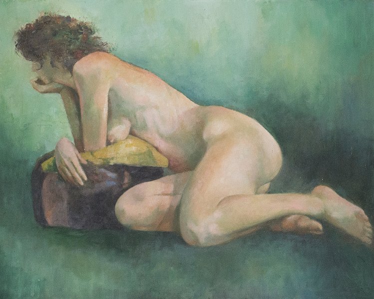 Kaya on cushion - 51cm x 41cm