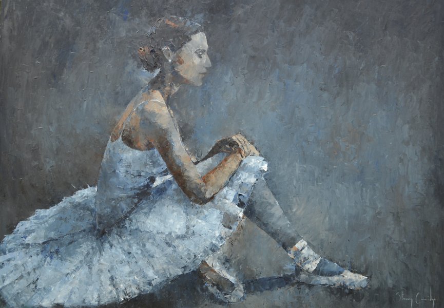 Resting Dancer - 90cm x 63cm