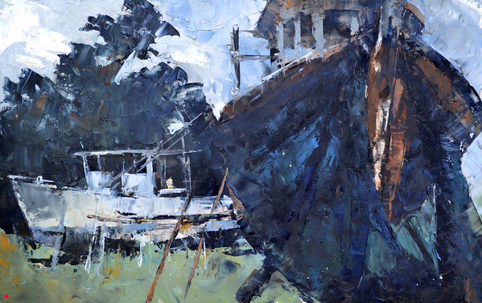 Trawlers of the Clarence II - 30cm x 19cm