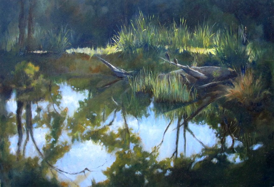 Under the Stringybark - 40cm x 70cm