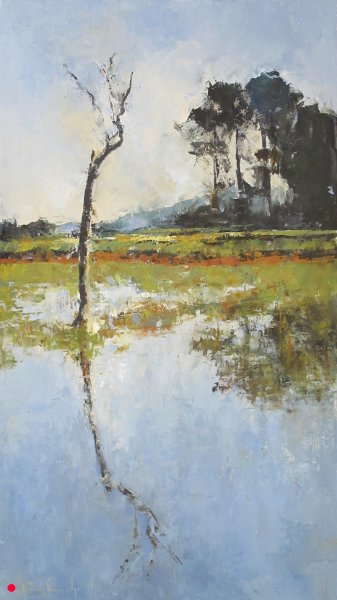 wetland 23cm x 41cm