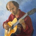 The Guitar Player - 58cm x 62cm