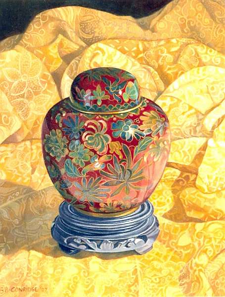 Oriental Vase - 19cm x 24cm