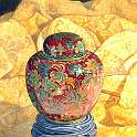 Oriental Vase - 19cm x 24cm